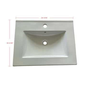 24 ceramic sink