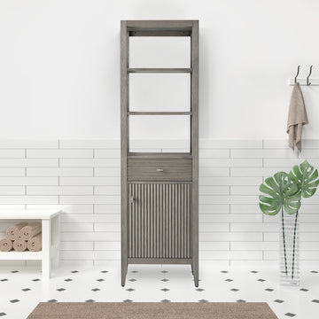 21 in. W x 17 in. D x 72 in. H Freestanding Cabinet for Bathroom and Living Room CVL LC