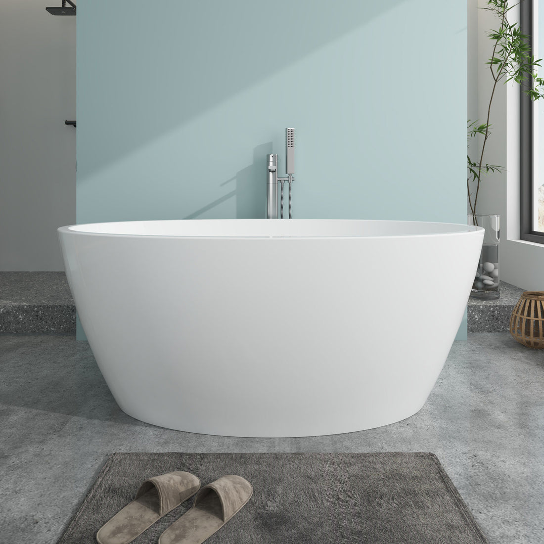 Acrylic Freestanding Soaking Bathtub B834