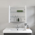 LED Lighted Surface Mount Medicine Cabinet in White VA7