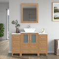 Bathroom Vanity with Basin Engineered Marble Top and Mirror CVC24