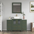 Bathroom Vanity with Basin Engineered Marble Top and Mirror CVC24