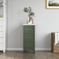 Bath Vanity Side Cabinet with Engineered Marble Top CVC12