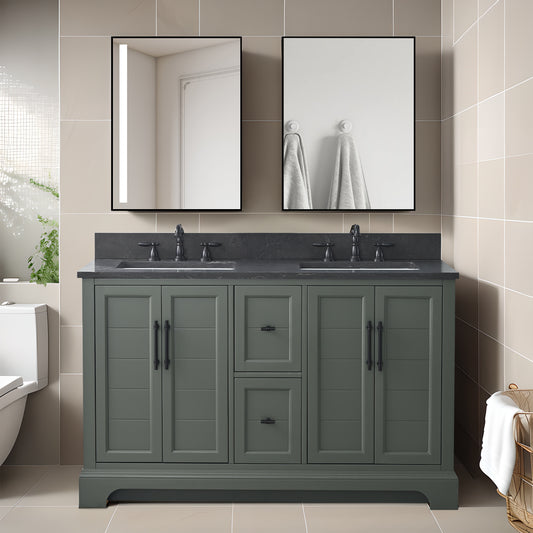 Bath Vanity with Engineered Marble Top CVE DB