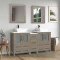 Bathroom Vanity with Basin Engineered Marble Top and Mirror CVC24