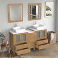Bathroom Vanity with Basin Engineered Marble Top and Mirror CVC24