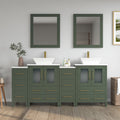 Bathroom Vanity with Basin Engineered Marble Top and Mirror CVC24