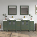 Bathroom Vanity with Basin Engineered Marble Top and Mirror CVC24