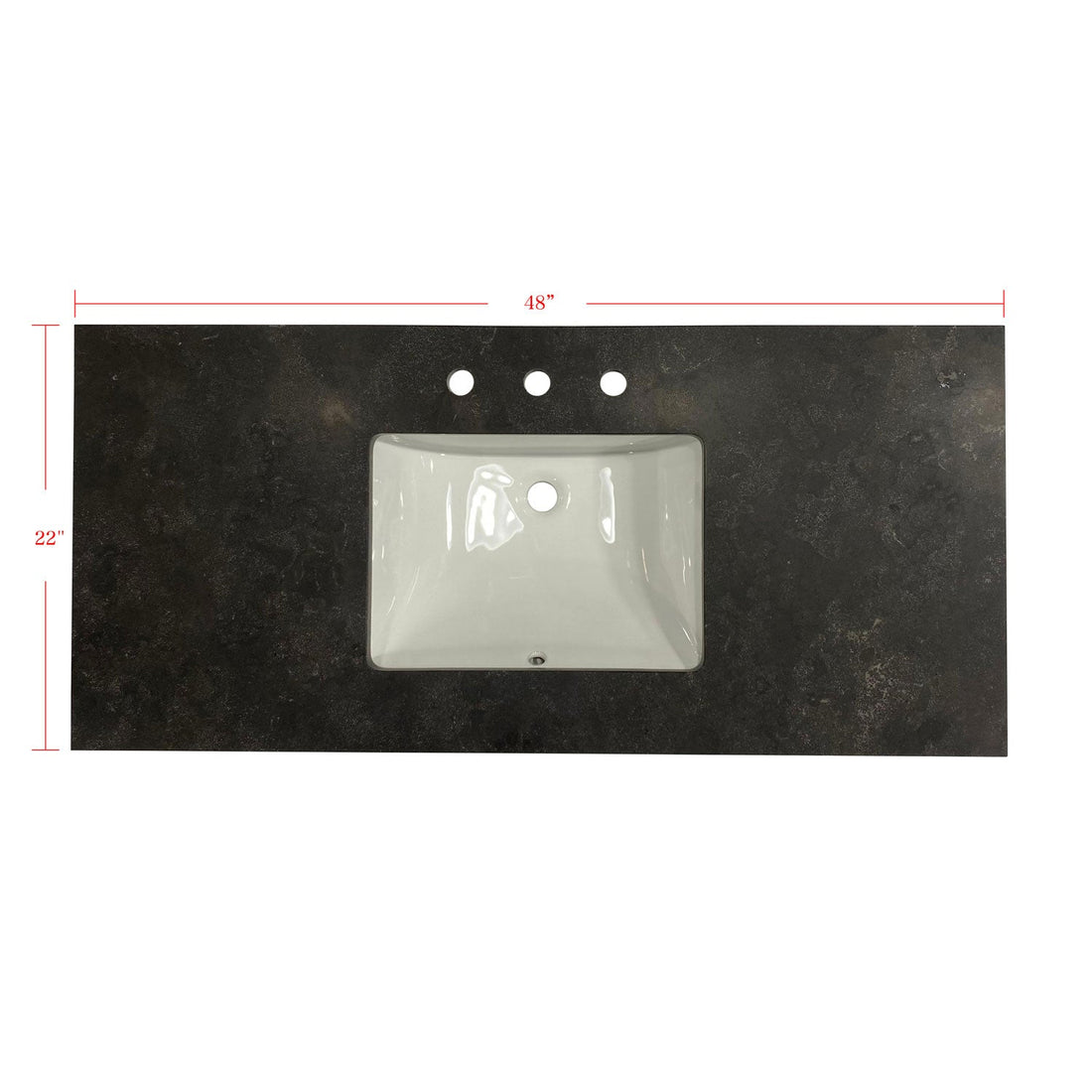 36/42/48/54/60/72 inch Blue Limestone Top