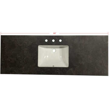 60S BLUE LIMESTONE TOP