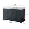 Bath Vanity with Engineered Marble Top CVE