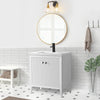 Solid Wood Freestanding Bathroom Vanity Cabinet with Ceramic sink CVL MB(Assembled)