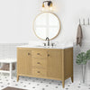 Solid Wood Freestanding Bathroom Vanity Cabinet with Ceramic sink CVL MB(Assembled)