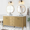 Solid Wood Freestanding Bathroom Vanity Cabinet with Ceramic sink CVL MB(Assembled)