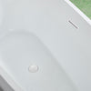 Acrylic Clawfoot Freestanding Bathtub B515