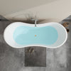 Acrylic Clawfoot Freestanding Bathtub B51 72