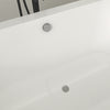 Acrylic Flatbottom Freestanding Bathtub in White B81 Lorient