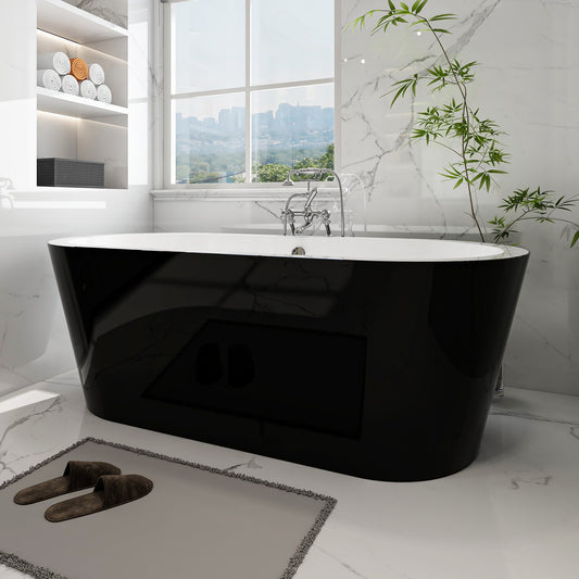 Acrylic Flatbottom Freestanding Bathtub B81 Cholet