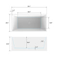 Acrylic Flatbottom Freestanding Bathtub B81 Talence