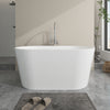 Acrylic Flatbottom Freestanding Bathtub B81 Bordeaux