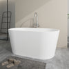 Acrylic Flatbottom Freestanding Bathtub B81 Bordeaux