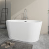 Acrylic Flatbottom Freestanding Bathtub B81 Bordeaux