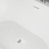 Acrylic Flatbottom Freestanding Bathtub B81 Bordeaux