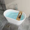 Acrylic Flatbottom Freestanding Bathtub B81 Bordeaux