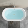 Acrylic Flatbottom Freestanding Bathtub B81 Bordeaux