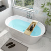 Acrylic Flatbottom Freestanding Bathtub B81 Bordeaux