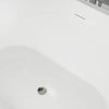 Acrylic Flatbottom Freestanding Bathtub B81 Bordeaux