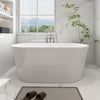 Acrylic Flatbottom Freestanding Bathtub B81 Bordeaux