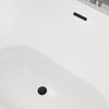 Acrylic Flatbottom Freestanding Bathtub B81 Bordeaux