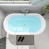 Acrylic Flatbottom Freestanding Bathtub B81 Bordeaux