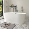 Acrylic Flatbottom Freestanding Bathtub B81 Bordeaux