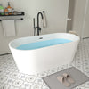 Acrylic Flatbottom Freestanding Bathtub B81 Bordeaux