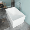 Acrylic Freestanding Soaking Bathtub with Right Drain B81 Vannes