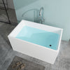 Acrylic Freestanding Soaking Bathtub with Right Drain B81 Vannes