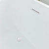 Acrylic Freestanding Soaking Bathtub with Right Drain B81 Vannes