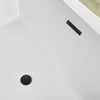 Acrylic Freestanding Soaking Bathtub with Center Drain B81 Strasbourg