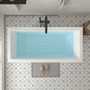 Acrylic Freestanding Soaking Bathtub with Center Drain B81 Strasbourg