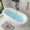 Acrylic Freestanding Soaking Bathtub B8372