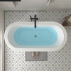 Acrylic Freestanding Soaking Bathtub B8372