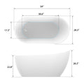 Acrylic Soaking Bathtub B9041