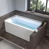 Acrylic Soaking Bathtub with Overflow and Drain B301 Left