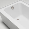 Acrylic Soaking Bathtub with Overflow and Drain B301 Left