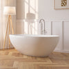 Solid Surface Resin Stone Flatbottom Freestanding Bathtub BS13