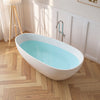 Solid Surface Resin Stone Flatbottom Freestanding Bathtub BS13