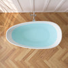 Solid Surface Resin Stone Flatbottom Freestanding Bathtub BS13