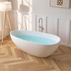 Solid Surface Resin Stone Flatbottom Freestanding Bathtub BS13